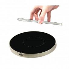 Cell Phone Dual Color Wireless Charging Qi Pad In Black